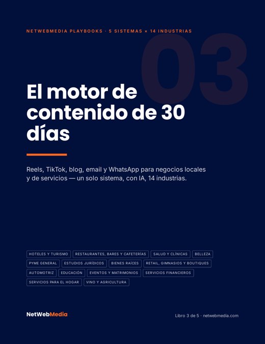 El motor de contenido de 30 días
